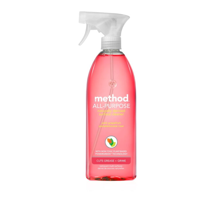 method All-Purpose Cleaner Spray â 28 fl oz / for Kitchen & Bathroom / Sealed Wood & Floors / Glass / Pink Grapefruit - Cuts Grease & Grime on Counters