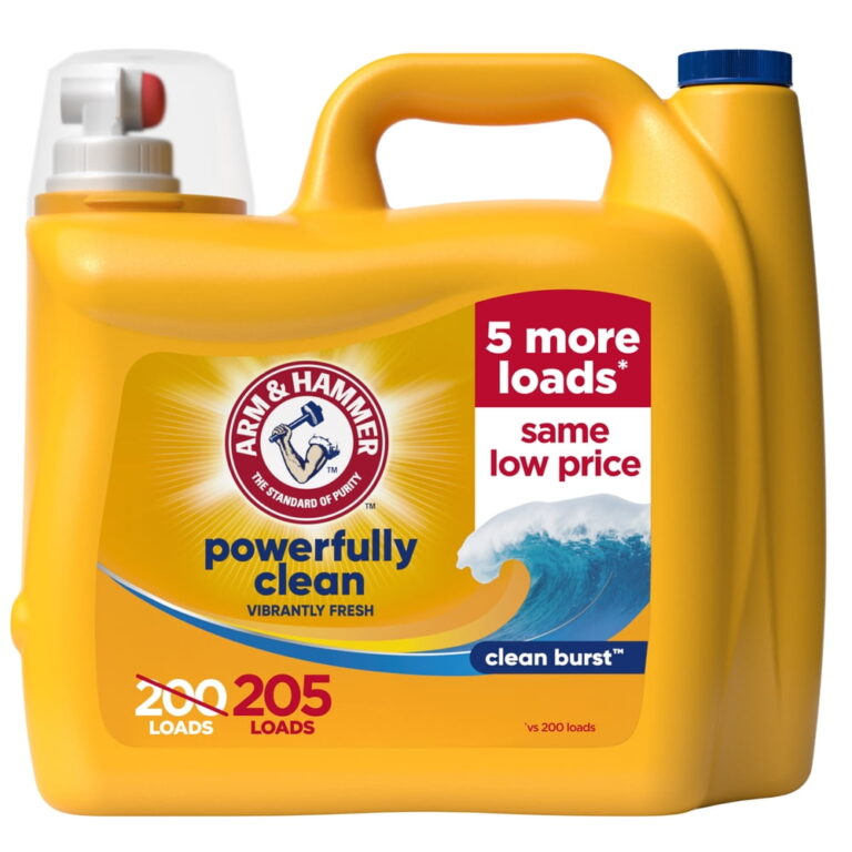 ARM & HAMMER Laundry Detergent Liquid â 205 Loads / 205 fl oz / Clean Burst