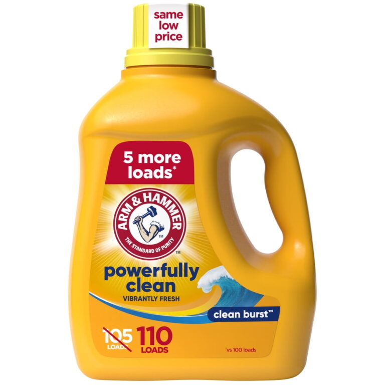 ARM & HAMMER Laundry Detergent Liquid â 110 Loads / 110 fl oz / Clean Burst
