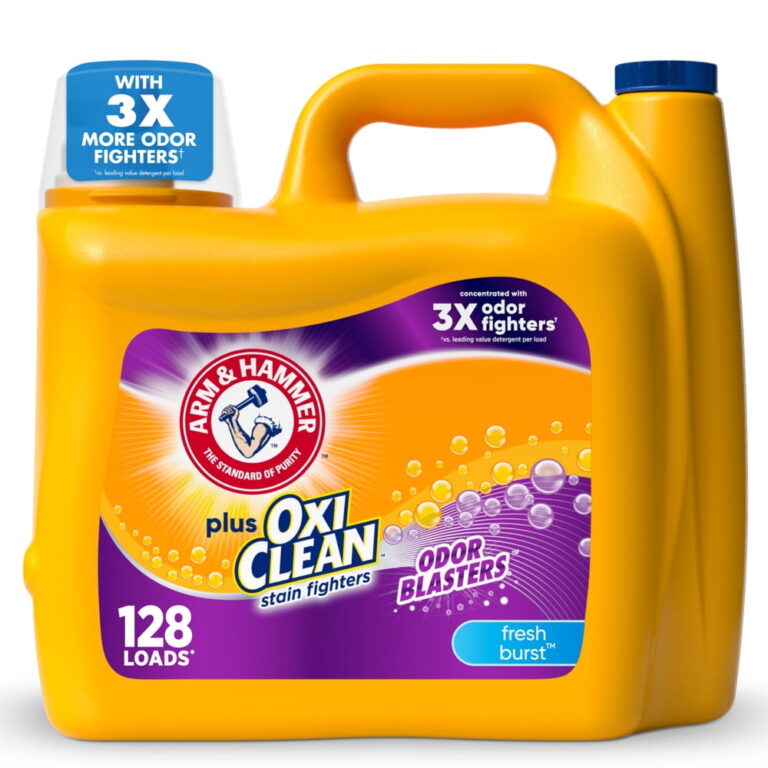 ARM & HAMMER Plus OxiClean Odor Blasters Fresh Burst â 128 Loads / Liquid Laundry Detergent