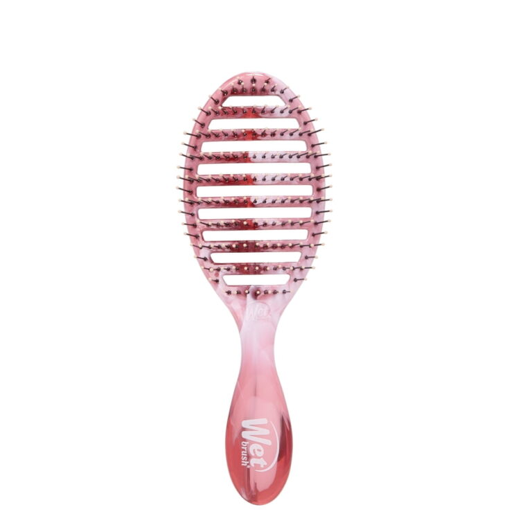 Wet Brush Speed Dry Pink Vented Hair Brush â Quick Dry Detangler / Blow-Dry Safe