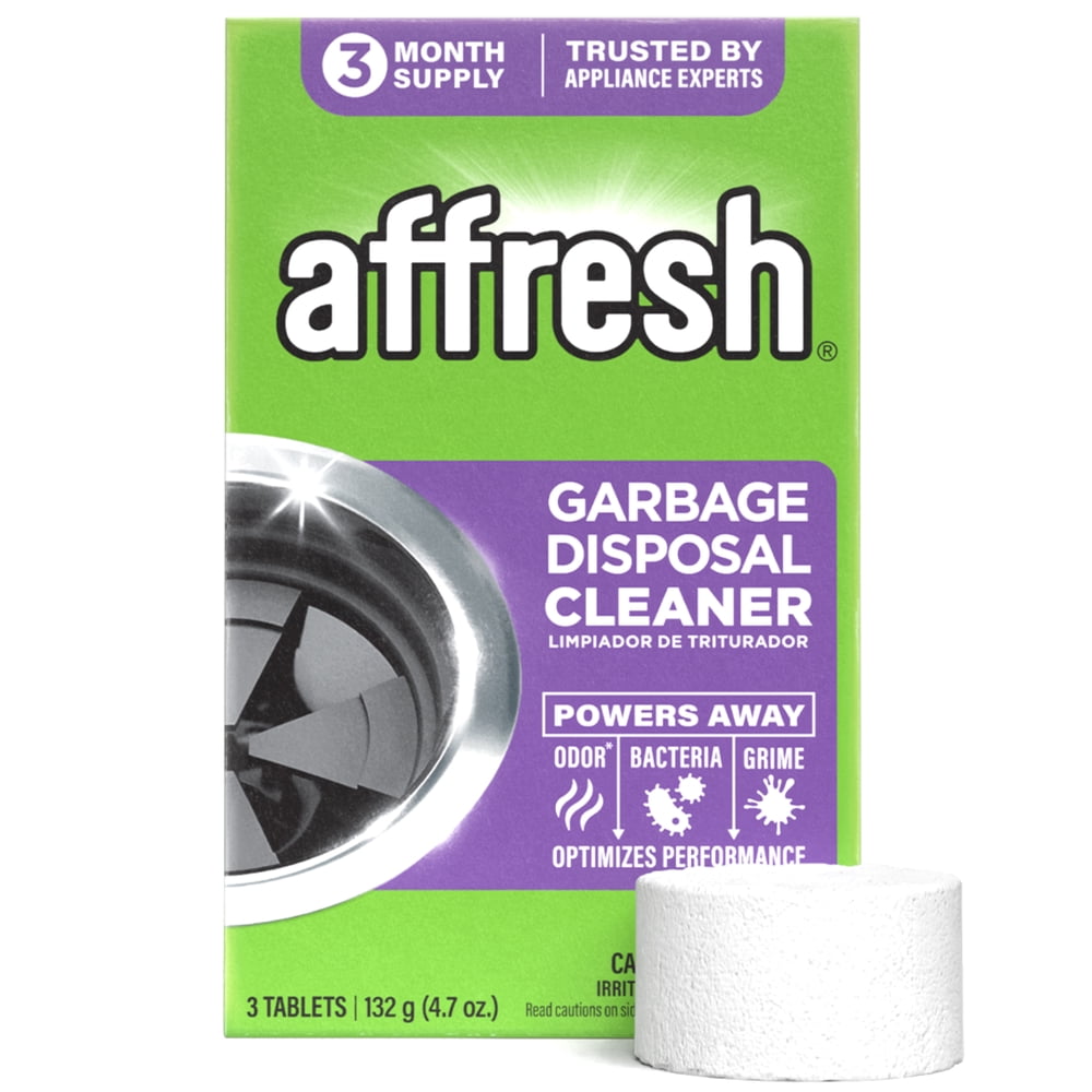 Affresh Garbage Disposal Cleaner â 3 Tablets / Removes Odor-Causing Residues