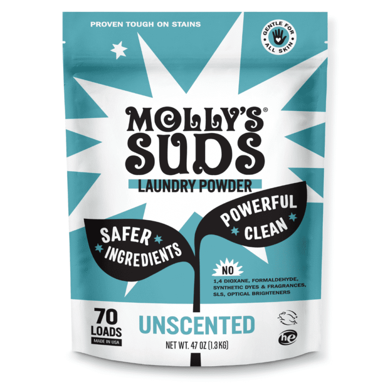 Molly's Suds Laundry Detergent Powder for Sensitive Skin â 70 Loads (Unscented)